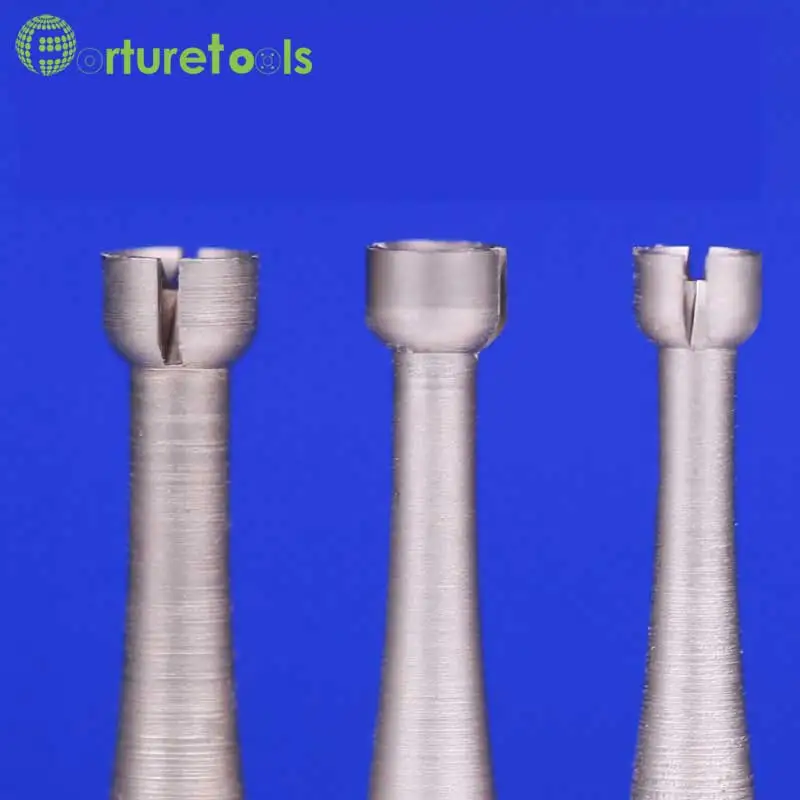 6pcs type G carving tools Router Bits dremel Rotary hand tools for jewelry engraving head 1.0~2.3mm Shank dia 2.35mm TZ59