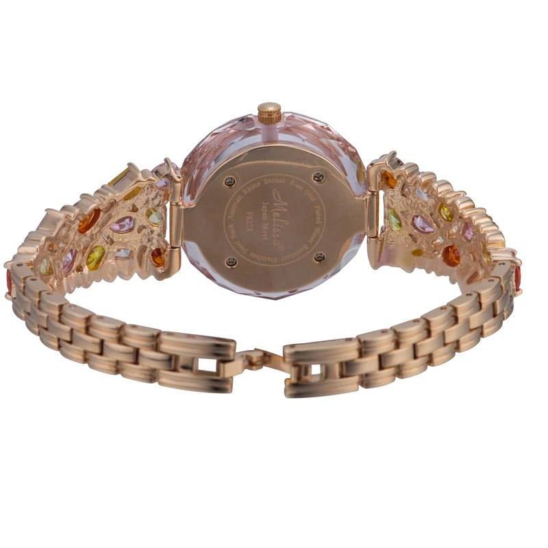 Nouvelle Melissa dame montre pour femme japon Quartz haut à la mode robe Bracelet strass coquille l
