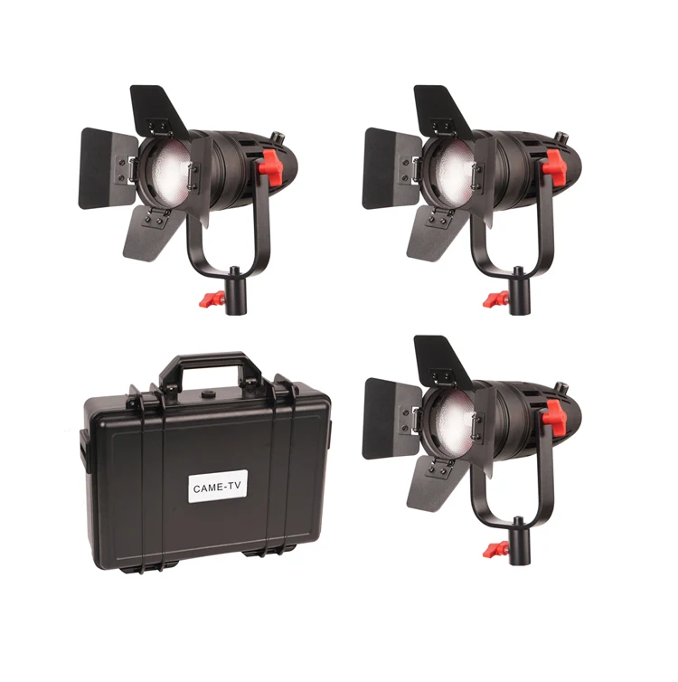 

3 Pcs CAME-TV Boltzen 30w Fresnel Fanless Focusable Led Daylight