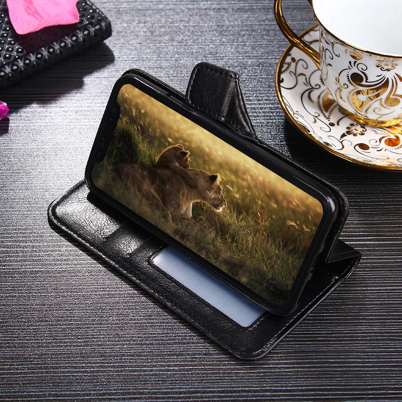 Для IPHONE X XS XR 6 1 MAX 5 чехол из искусственной кожи кошелек Чехол Coque для