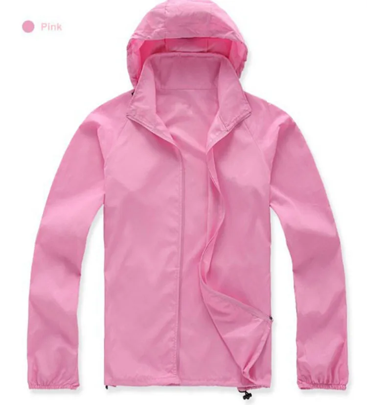 New Men's Quick Dry Skin Jackets Women Coats Ultra-Light Casual Windbreaker Waterproof Windproof Brand Clothing SEA211