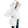 2022 suéter de lana de invierno Sherpa polar con capucha de gran tamaño Cardigan largo de peluche mullido Otoño Invierno ropa de abrigo suéteres femeninos ► Foto 3/6