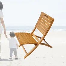 Outdoor Furniture Beach Chairs Portable light fishing chair bamboo fashion folding chair kamp sandalyesi camping chair chaise