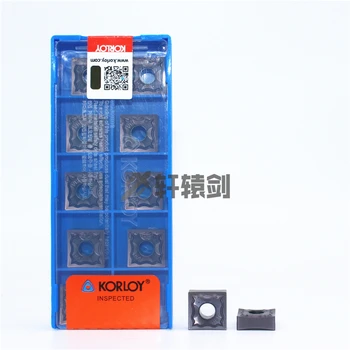 

10PCS Korloy SNMG120404 HA PC9030 SNMG120408 HS Turning Tools Carbide inserts Cutting Tool CNC Lathe tools cutter