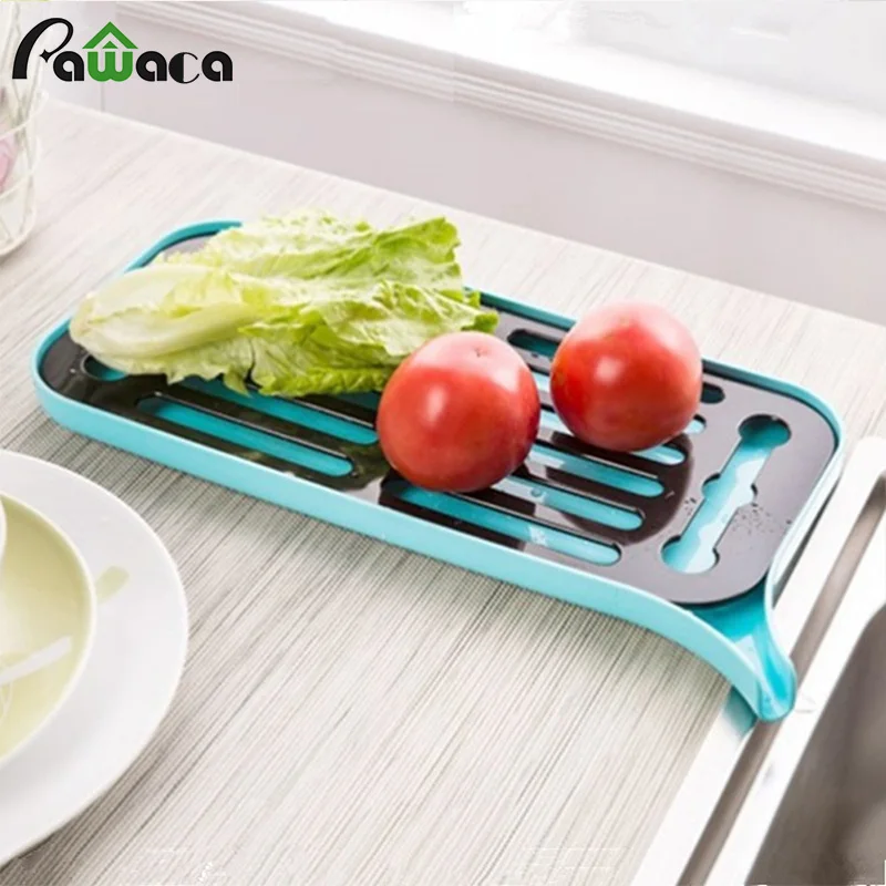 

Bowl Cup Drainer Dishes Sink Drain Plastic Tray Double Layer Kitchen Worktop Dish Drying Storage Trays Storage Rack Organizer