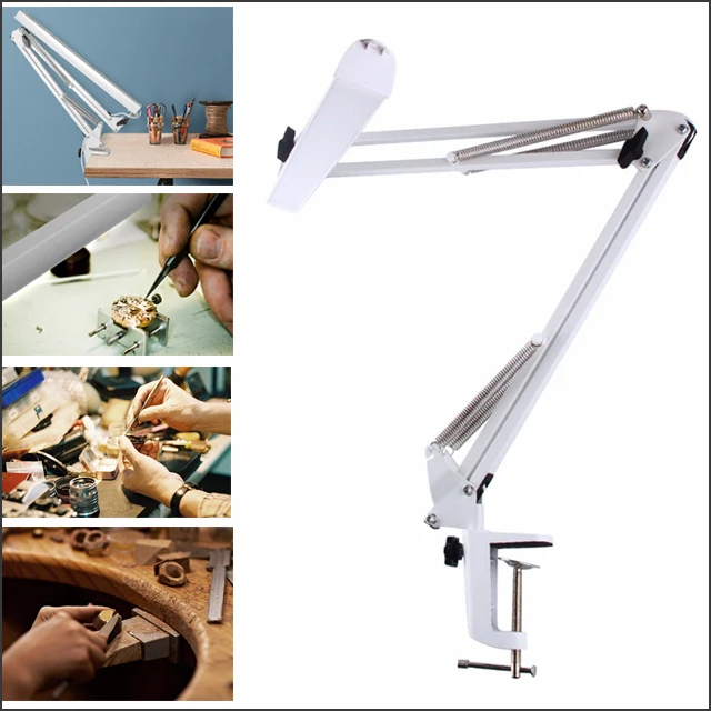 Billige USB Power Büro LED Schreibtisch Lampe Flexible Led Tisch Lampe Lesen Led Licht 3 Ebene Helligkeit Studie Tisch Lampe