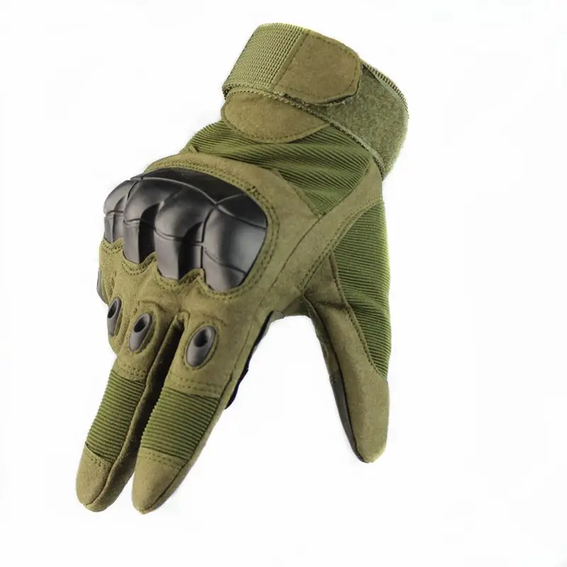Наружные тактические перчатки военные противоскользящие с твердыми костяшками армейские перчатки походная Охота стрельба, Кемпинг Велоспорт полный палец