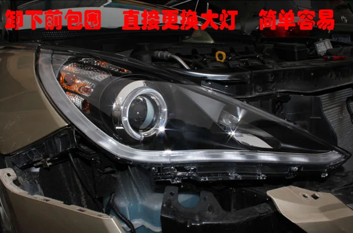 HID, 2011~, автостайлинг, фара Sonata, Solaris, accent, Elantra, Genesis, i10, i20, santa fe, tucson, lantra; Sonata Головной фонарь