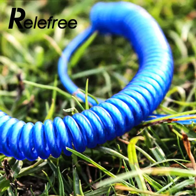 Coiled Missed Rope Fish Pole Rod Elastic Spring Line Cord Fishing