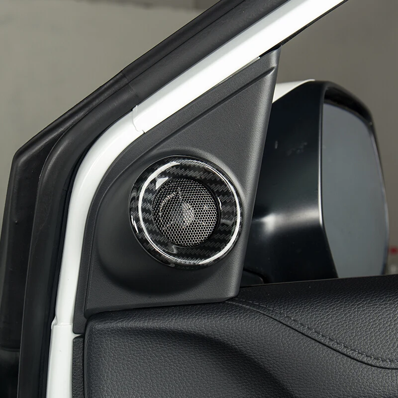 ABS хромовое/углеродное волокно для Honda vision 2018 2019 интерьер автомобиля A pillar динамик