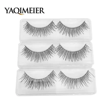 3 пар/компл. мягкая Толстая Curl накладные ресницы высокое качество Для женщин длинные черные 3D ресницы, искусственные ресницы