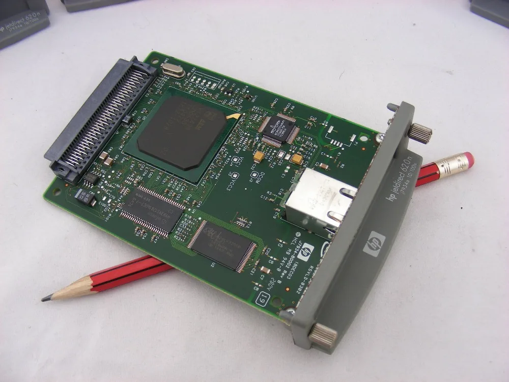 Б/у печатная карта 620N для HP Jetdirect J7934A J7934G 10/100 Серверная сетевая EIO|Детали принтера|