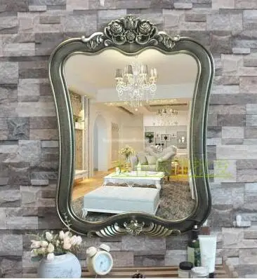 

Bathroom mirror. Toilet makeup mirror. Bath half mirror. Beauty salon toilet mirror