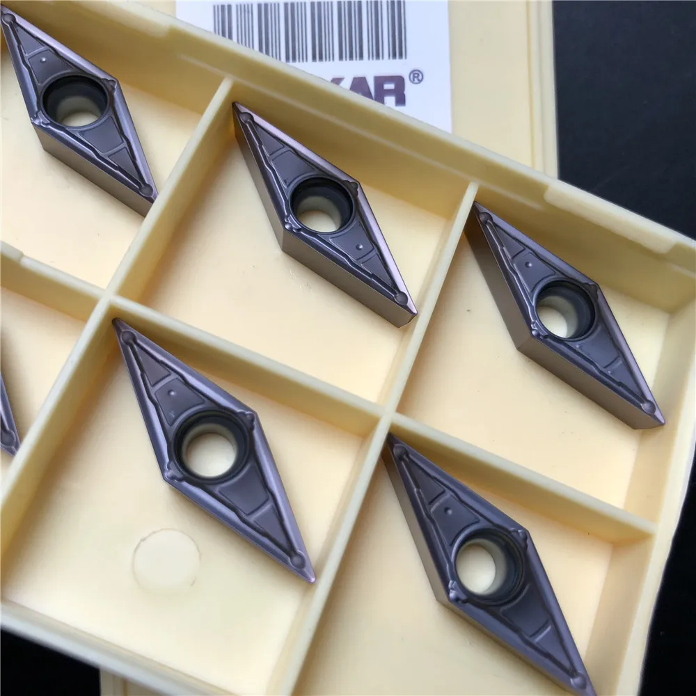 

DESKAR 10pcs VBMT160404-MV LF6018 VBMT331 for Steel stainless steel cast iron