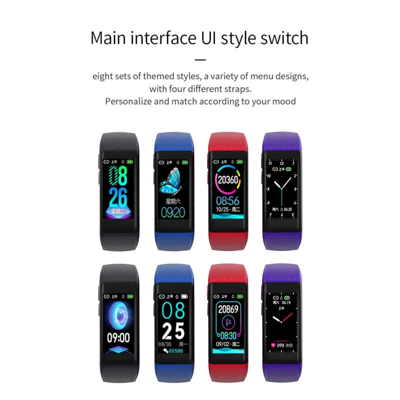 C20 Цвет Экран смарт-браслет Bluetooth Смарт-браслет Мульти-Функция Smart Band спортивные Фитнес трекер длительный режим ожидания
