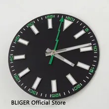 30,8 мм черный стерильные Циферблат Световой циферблат часов+ вспышка стрелки часов подходят для Miyota 8215 8205 821A Минчжу 2813 движение D125