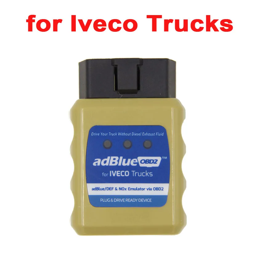 AdBlue эмулятор грузовик евро 4/5/6 Plug приводное устройство по OBD2 OBDII Adblue OBD2 эмулятор NOx для Volvo, Iveco, Renault - Цвет: AdBlueOBD2 for IVECO