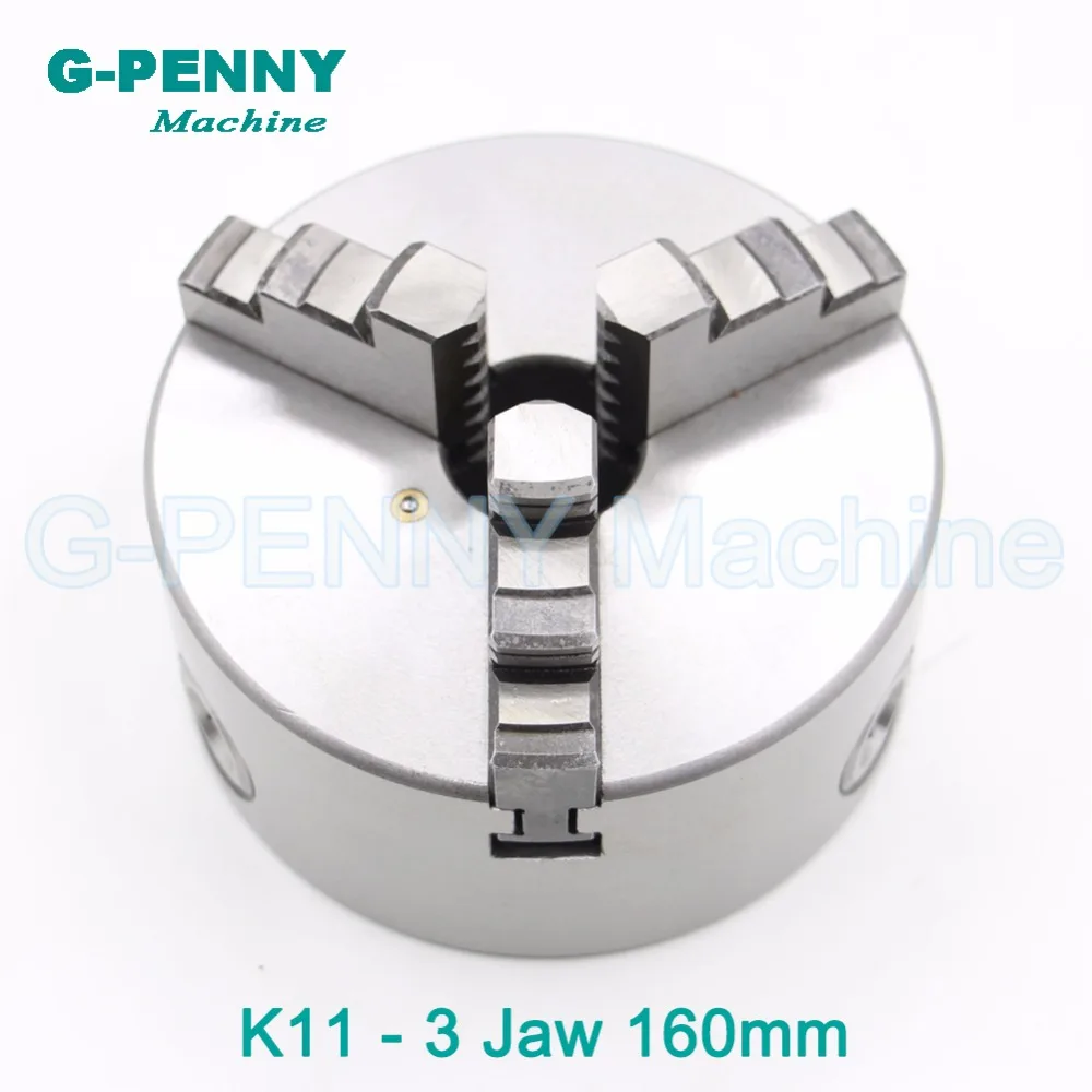 CNC 4th axis A axis 160mm 3 jaw Chuck self-centering manual chuck K11 fourth jaw for CNC Engraving Milling machine Lathe Machine