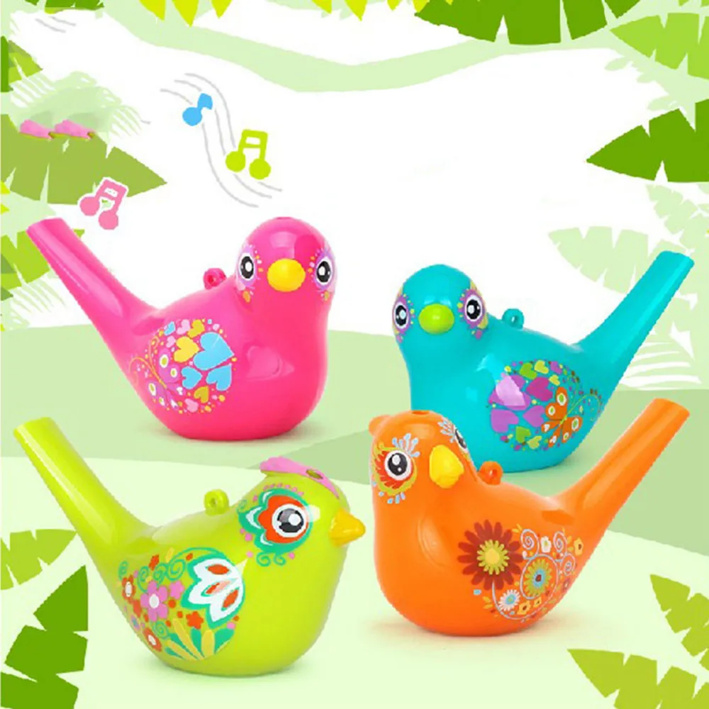 

Learning Education Musical Toy Musical Instrument simulation Bird call add water Whistle funny toys Bath Children Baby Swim ABS