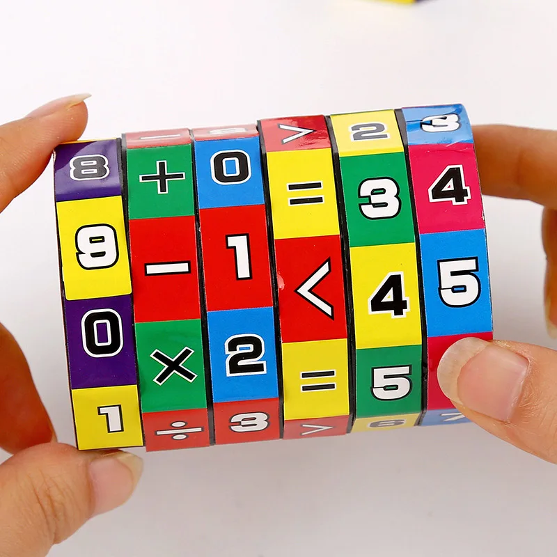 Mathematics Numbers Twist Puzzle Magic Cube Children Learning Educational Toy D 