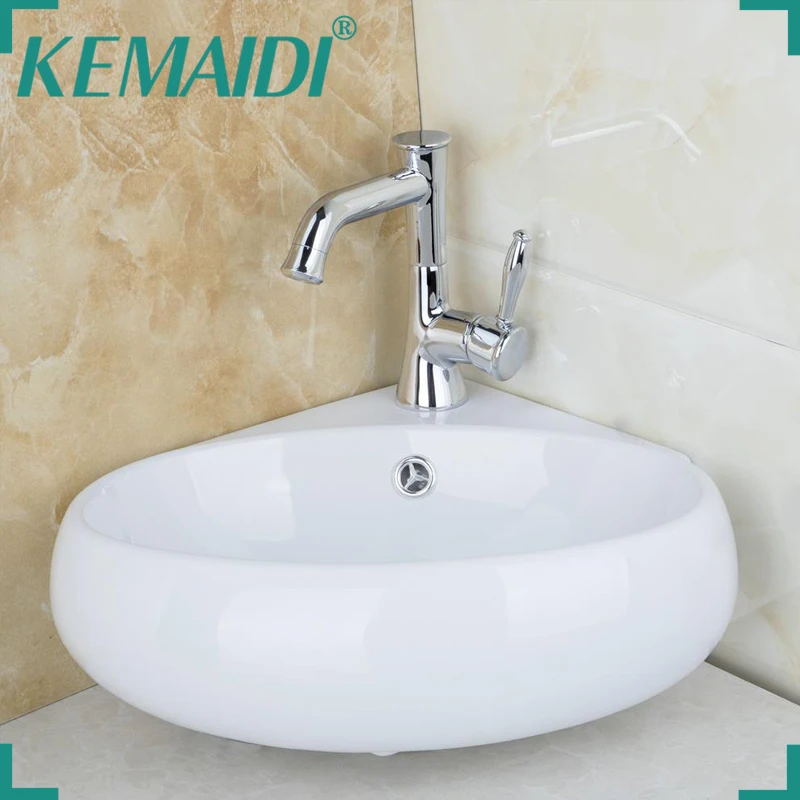 KEMAIDI سيراميك الحمام حوض بالوعة صنبور مجموعة bacia banheiro بتصميم عصري حوض غسيل الغرور & قطب صنبور W/أداة تصريف منبثقة KEMAIDI سيراميك الحمام حوض بالوعة صنبور مجموعة bacia banheiro بتصميم عصري حوض غسيل الغرور & قطب صنبور W/أداة تصريف منبثقة