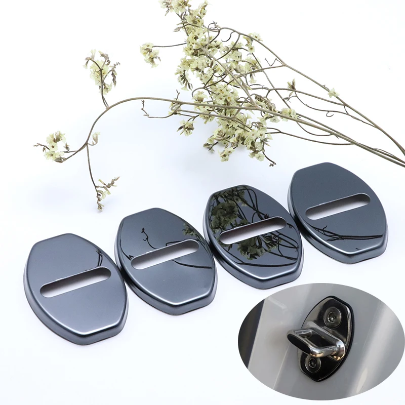 

Stainless Steel Door Lock Buckle Protective Cover for Volkswagen T-ROC Cross coupe GTE T-Prime Atlas EOS Amarok car-styling