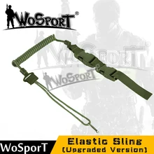WOSPORT Cabestrillo Cinturón Táctico mochila cuerda Equipo de Airsoft Militar paintball Caza escalada del Rifle del Arma de actividades Al Aire Libre