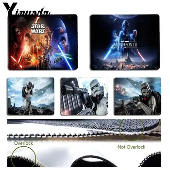 

Yinuoda Simple Design StarWars Stormtrooper Robot Pattern Game mousepad Gaming Mouse Pad Not Lockedge Mouse Mat Keyboard Pad