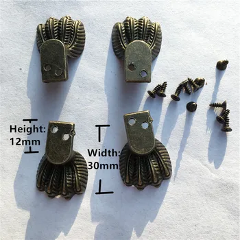 

Zinc Alloy Tiger Footing,Decoration Legs,Vintage Wooden Box Lizards Feet,Cabinet Corner,Bronze Tone Color,30*12mm,20Pcs