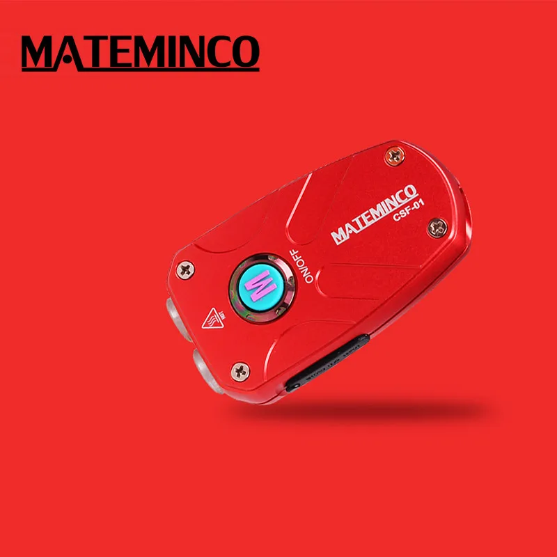 Mateminco CSF01 мини Keychian Usb Перезаряжаемый 395nm УФ светодиодный фонарик для аварийной