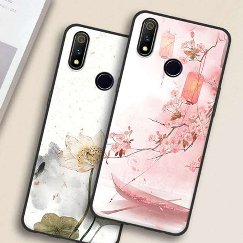 Чехол 6 3 &quotдля OPPO Realme pro чехол seven girl flower мягкий силиконовый из ТПУ для телефона