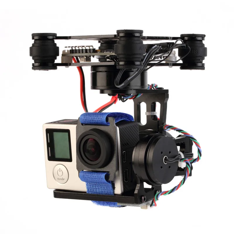 3 осевой Бесщеточный Стабилизатор Таро Gopro3 вращающийся на 360 градусов
