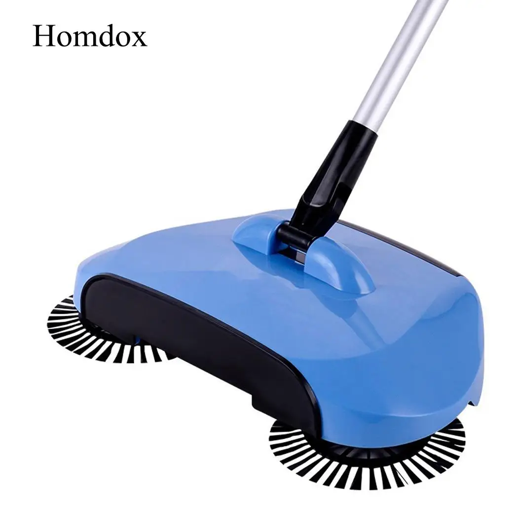 

Adjustable Hand Push Sweeper Rotary Broom Household Cleaning Auto Handle Cleaner