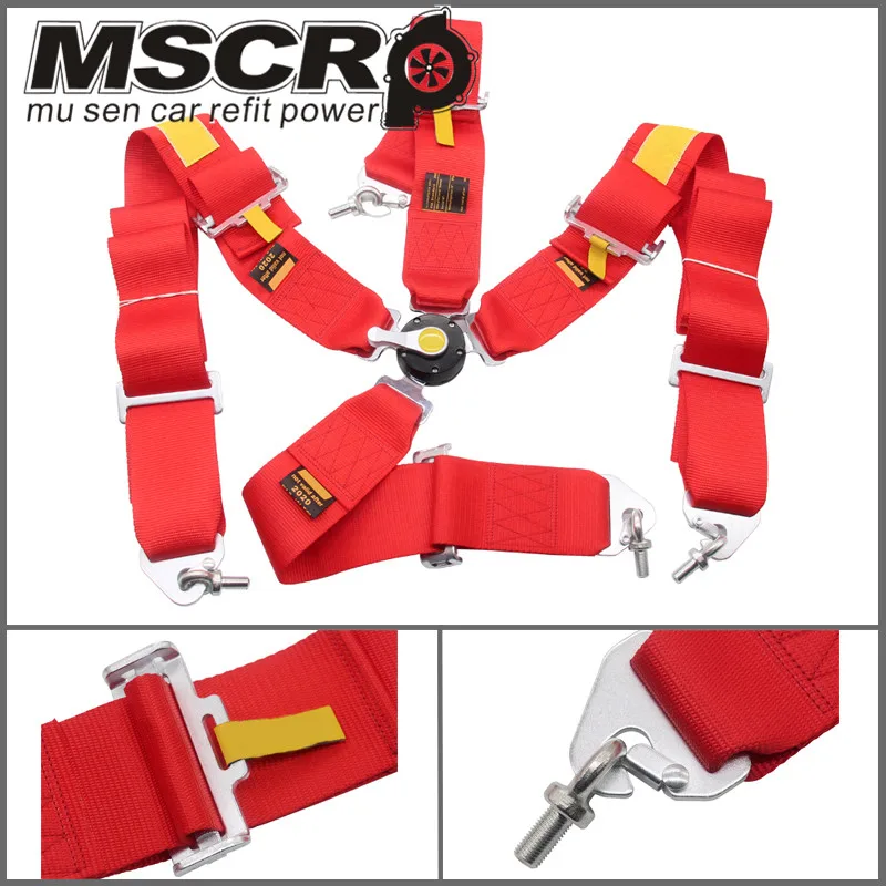 

SAB style Competition 4 Point Snap-In 3" Seat Belts Harness with Camlock (with logo and pcaking)