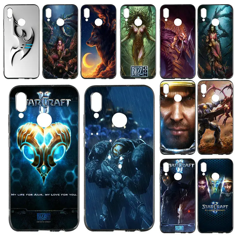 

For Huawei P8 P9 P10 P20 P30 Mate 10 Pro Honor 7A 8X 9 10 Lite 2017 Soft TPU Mobile Phone Cases Warriors StarCrafts 2 CoCa Armor