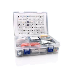 Kit de démarrage ultime avec capteur à ultrasons, carte R3, écran LCD1602 pour arduino R3 Mega2560 R3 Nano avec boîte en plastique