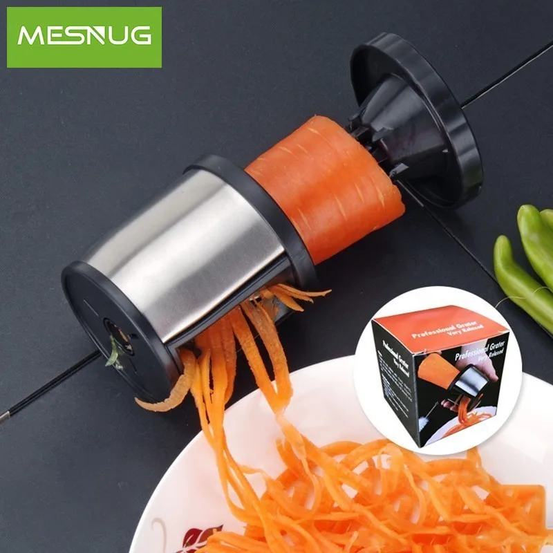 

MESNUG Professional Stainless Steel Vegetable Grater For Carrots Quality Hot Sale Gadget Kitchen Grater Accessories 2019