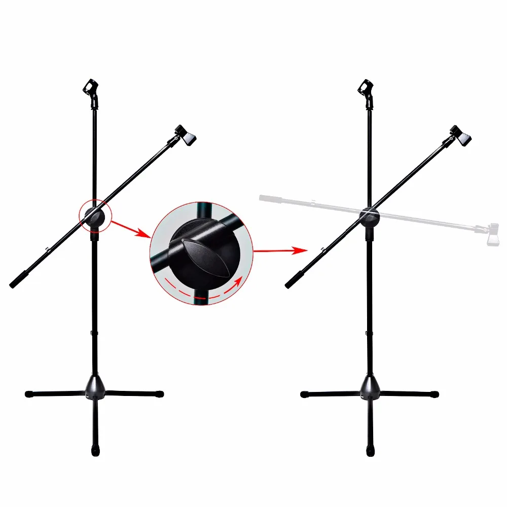 Freeboss MS-017 Гибкая сценическая микрофонная стойка штатив напольная микрофонная стойка радио микрофонная стойка
