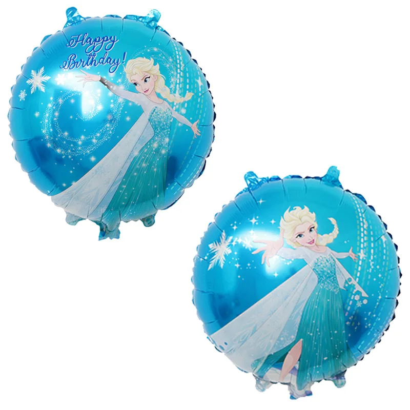 50pcs Helium Elsa foil balloons Froze ballon birthday party decorations