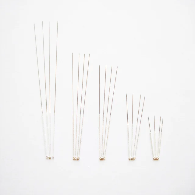 200pcs100pcs20pcshuatuoacupunctureneedlessilverneedlereusable