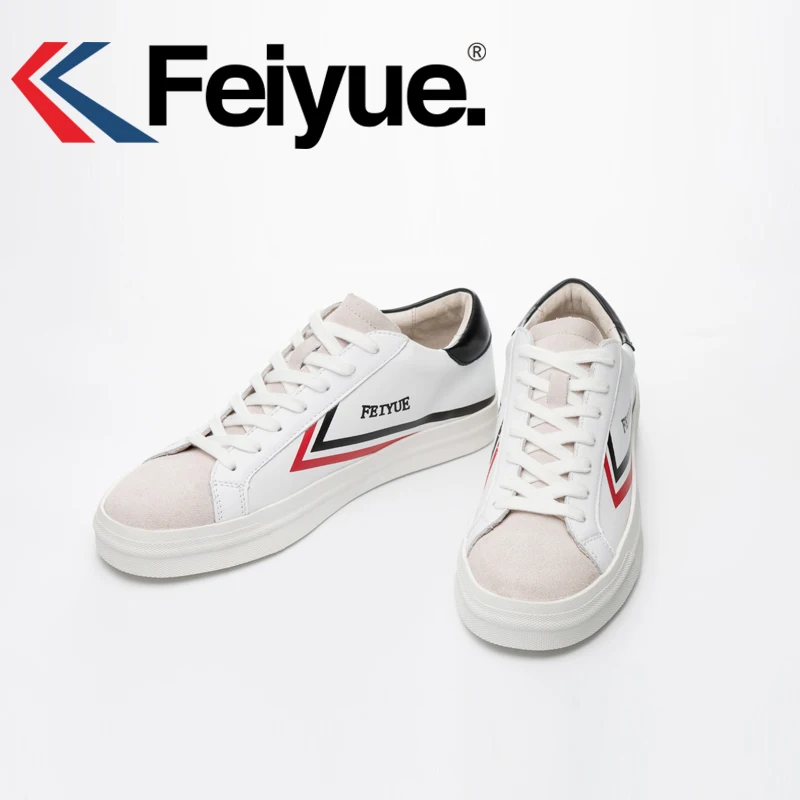 Feiyue/обувь из натуральной кожи; Новейшая обувь для отдыха; белые туфли