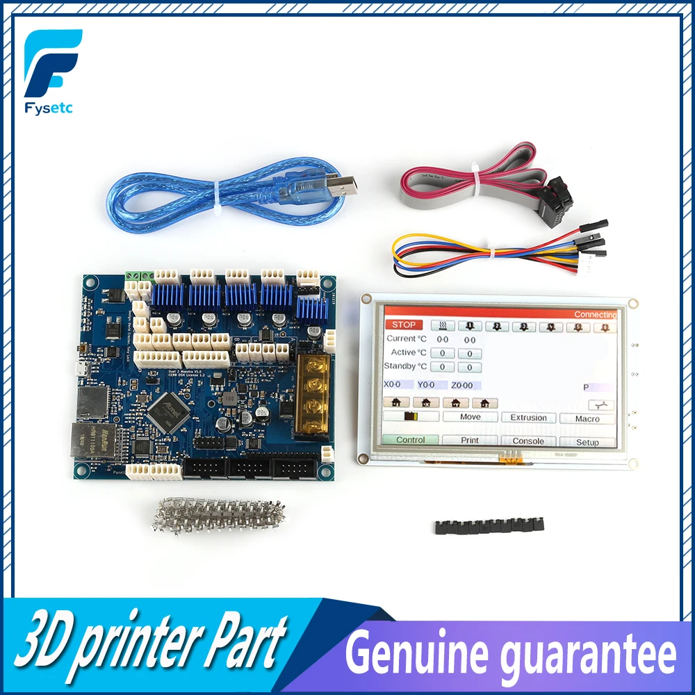 Clone Latest Version Duet 2 Maestro Advanced 32 Bit Electronics Board With 5'' 5 inch PanelDue 5i Integrated Colour Touch Screen |
