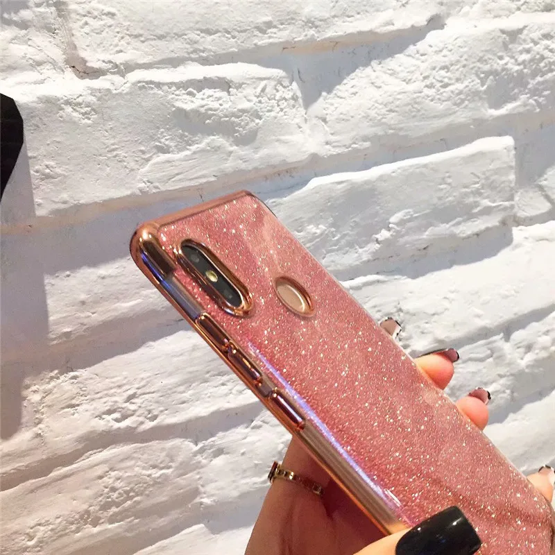 Luxury Soft TPU Plating Gradient Silicone Case for Xiaomi Redmi 5 Plus 6A 5A 6 pro For Redmi Note 4 4X Mi A1 A2 Mi8 Phone Cases