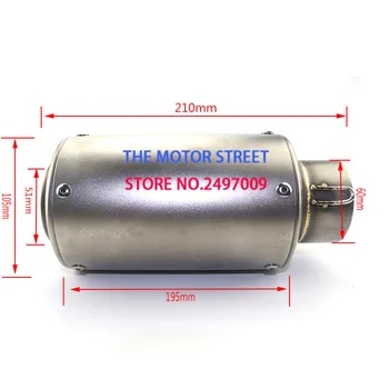 

universal akrapovic motorcycle exhaust muffler for motorcycle escapes moto silencer db killer smoking pipe escape sound bomb