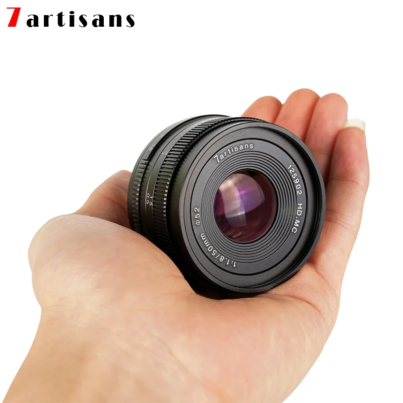 Объектив 7artisans 50 мм F1.8 с ручной фокусировкой для Fujifilm FX|Объективы фотоаппаратов| |