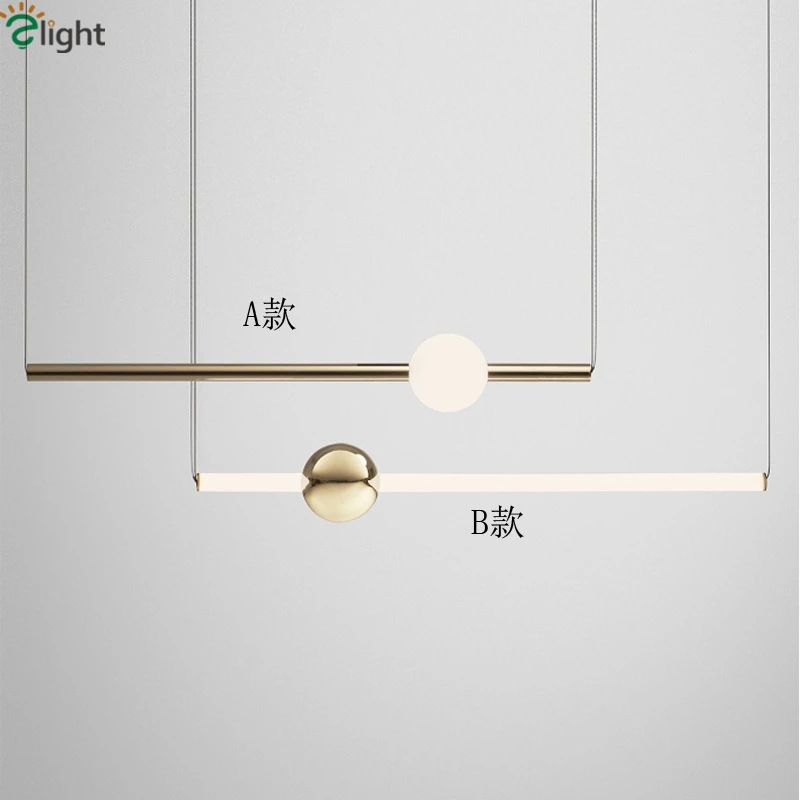 Online Europa Design Platte Gold Metall Led Anhänger Lichter Esszimmer Glanz Led Hängen Lampe Minimalismus Gerade Auszusetzen Lampe Leuchten