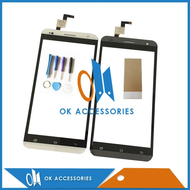imágenes para 5.5 Pulgadas Para X-BO V10 Para VKworld VK700 Pro Touch Digitalizador de pantalla 1 PC/Lot Blanco de Color Negro Con Cinta Adhesiva y herramientas imágenes para 5.5 Pulgadas Para X-BO V10 Para VKworld VK700 Pro Touch Digitalizador de pantalla 1 PC/Lot Blanco de Color Negro Con Cinta Adhesiva y herramientas