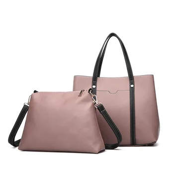 

2 pcs/Set luxury handbags women bags designer High Quality Shoulder Bags for women 2019 Patchwork Crossbody Bag handbag bolsa