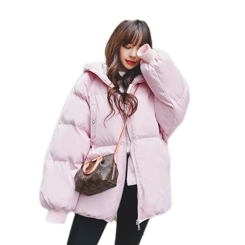 Plus Size 3XL 4XL Winter Jacket Women Oversized Coats