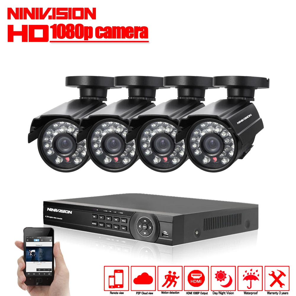  Sistema CCTV HD 2.0MP 3000TVL 8CH AHD seguridad 1080P Video visión nocturna sistema de cámaras de v